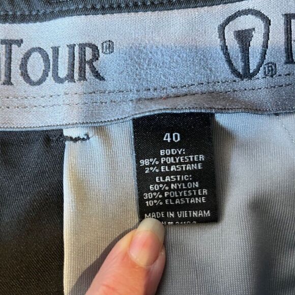 ProTour Men's Golf Shorts Black Stretch Size 40 - Picture 7 of 8